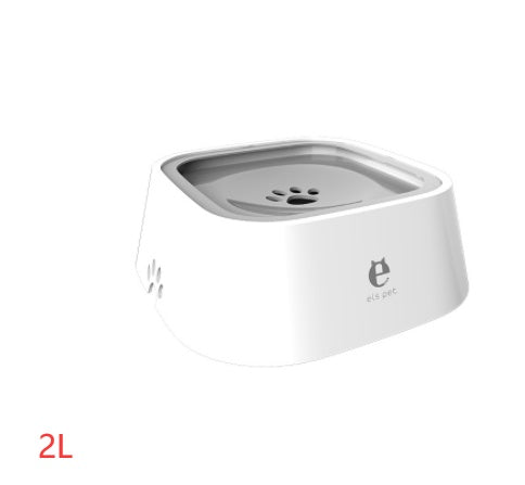 1.5L Cat Dog Water Bowl Carried Floating Bowl Anti-Overflow Slow Water Feeder Dispenser Pet Fountain ABS&PP Dog Supplies Shipping included