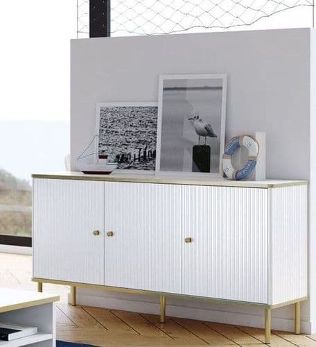 Beautiful white and Gold sideboard