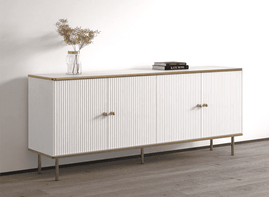 Beautiful white 4 door sideboard